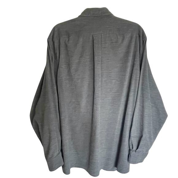 Rowm Charcoal Gray Fine Wale Corduroy Button Down Shirt Mens Size XXL - Picture 4 of 9